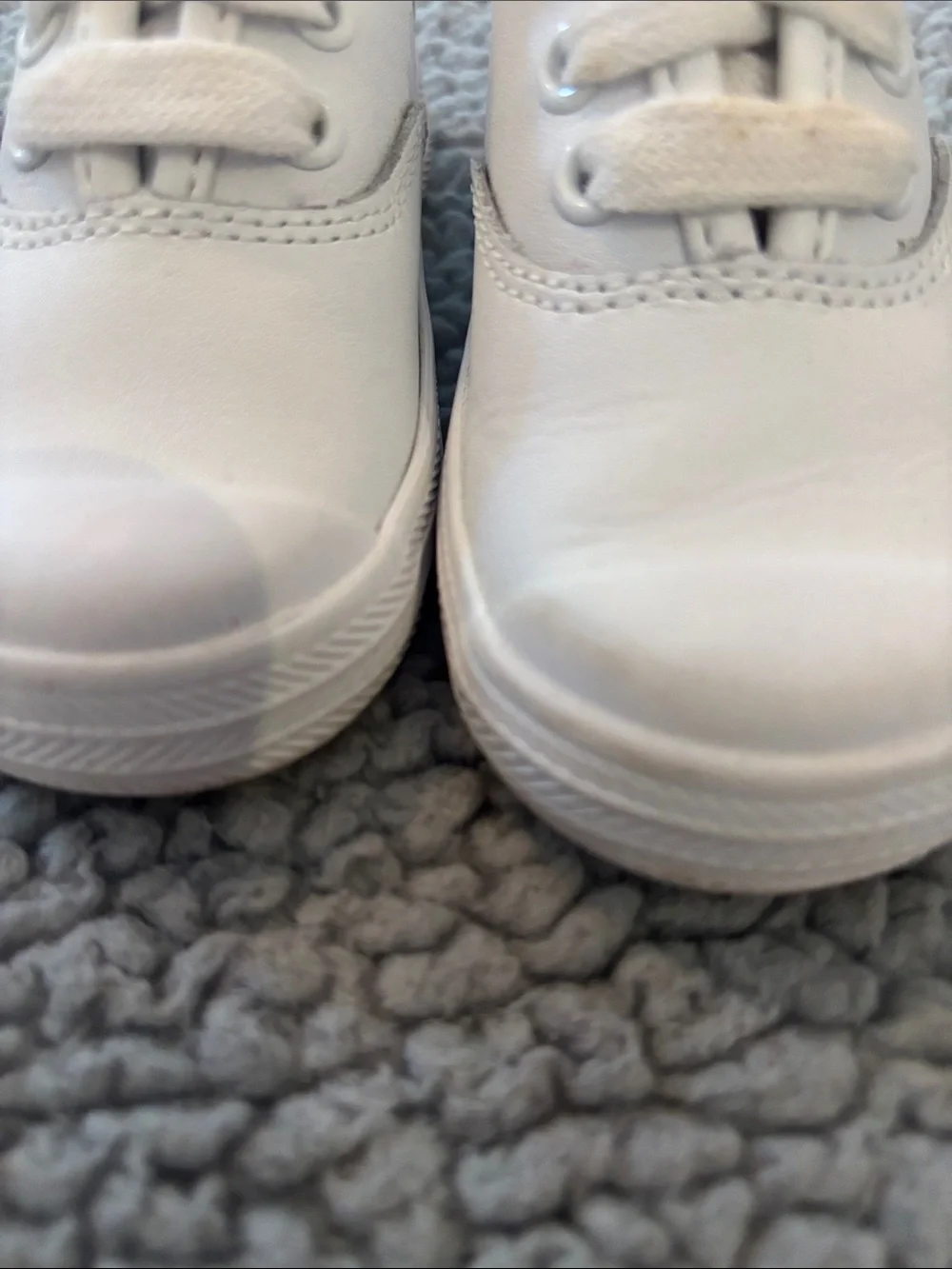 Keds Champion Toe Cap White Toddler Lace-Up Sneakers